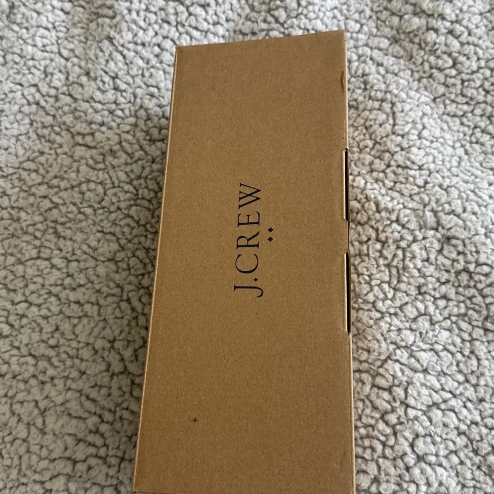 NIB J Crew Raffia Crisscross Slide Sandals With Rhinestone Lining